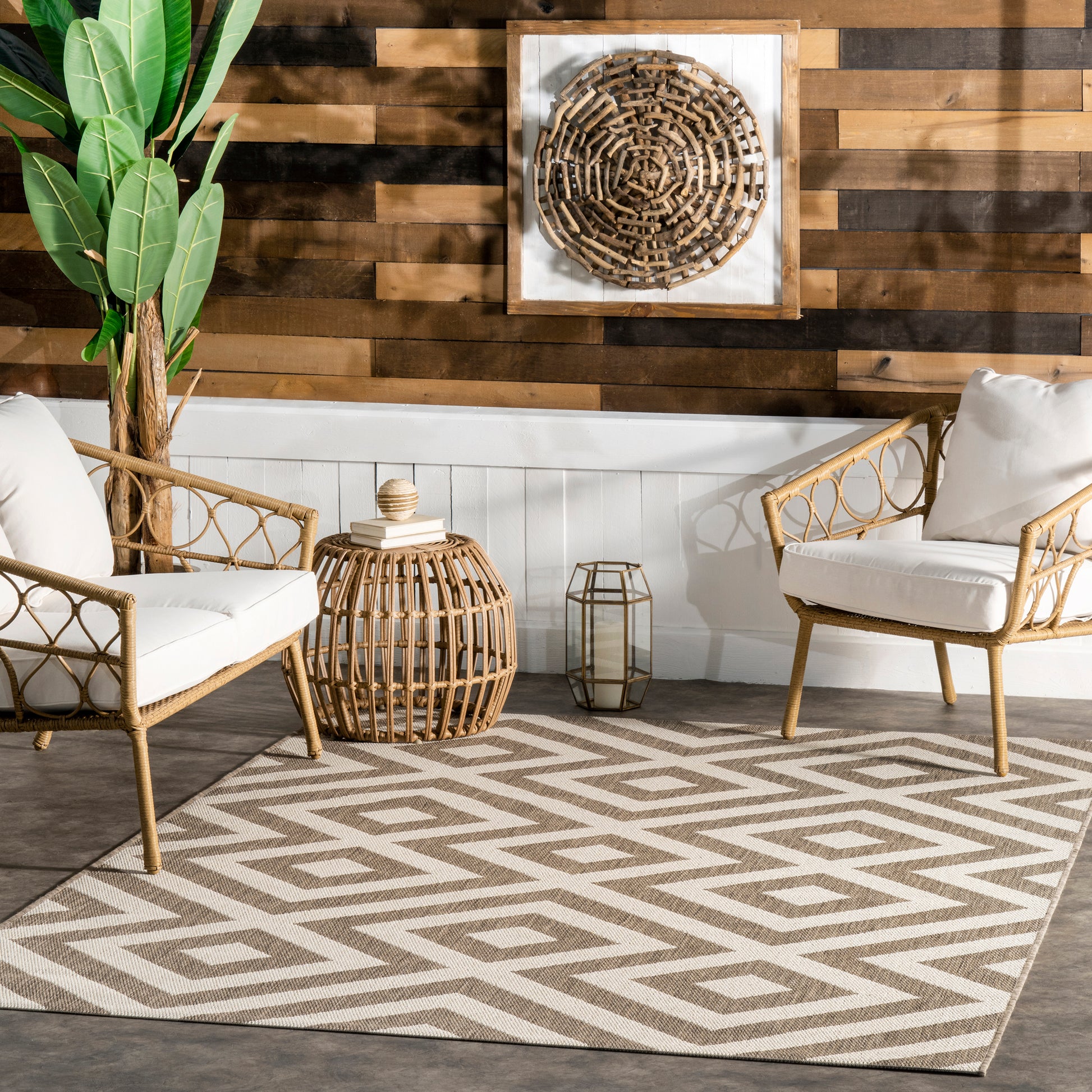 Nuloom Shane Celtic Trellis Nsh2868A Beige Area Rug