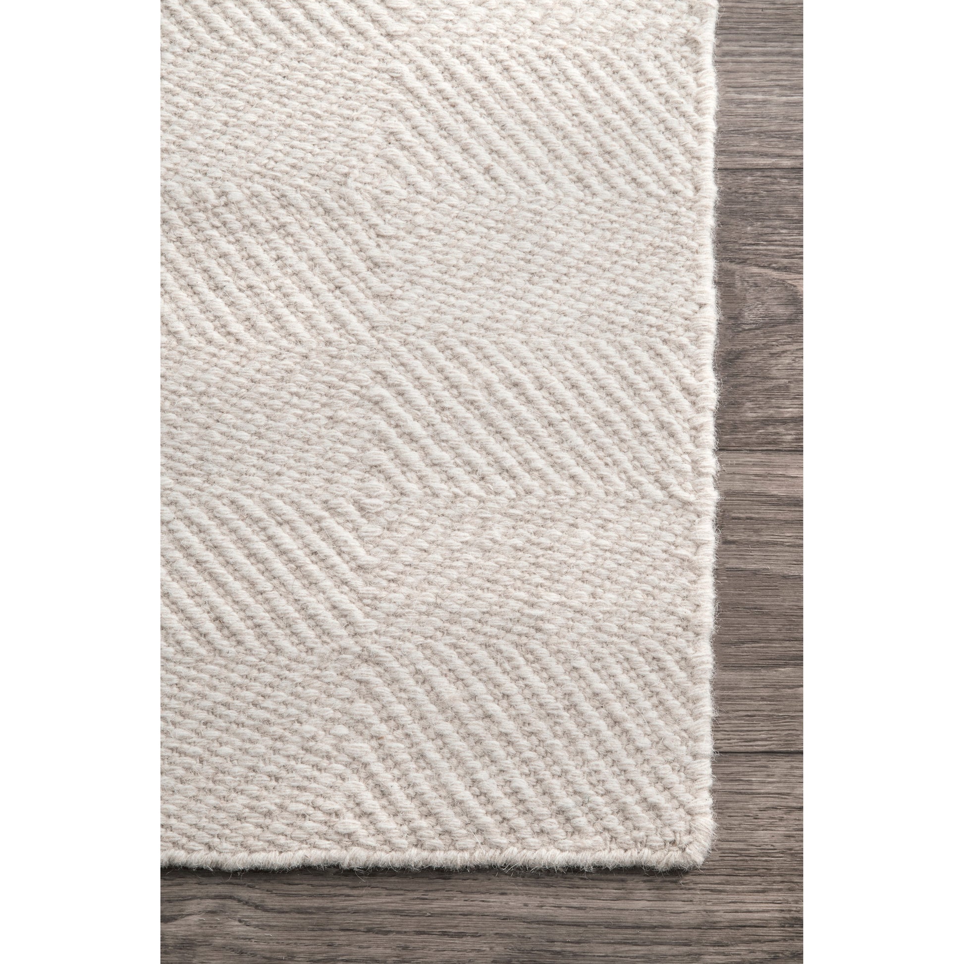 Nuloom Ago Hand Woven Nag2102B Cream Area Rug