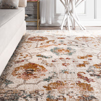 Nuloom Cecil Floral Nce1927A Beige Area Rug