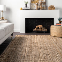 Nuloom Daniela Farmhouse Chunky Nda2773D Natural Area Rug