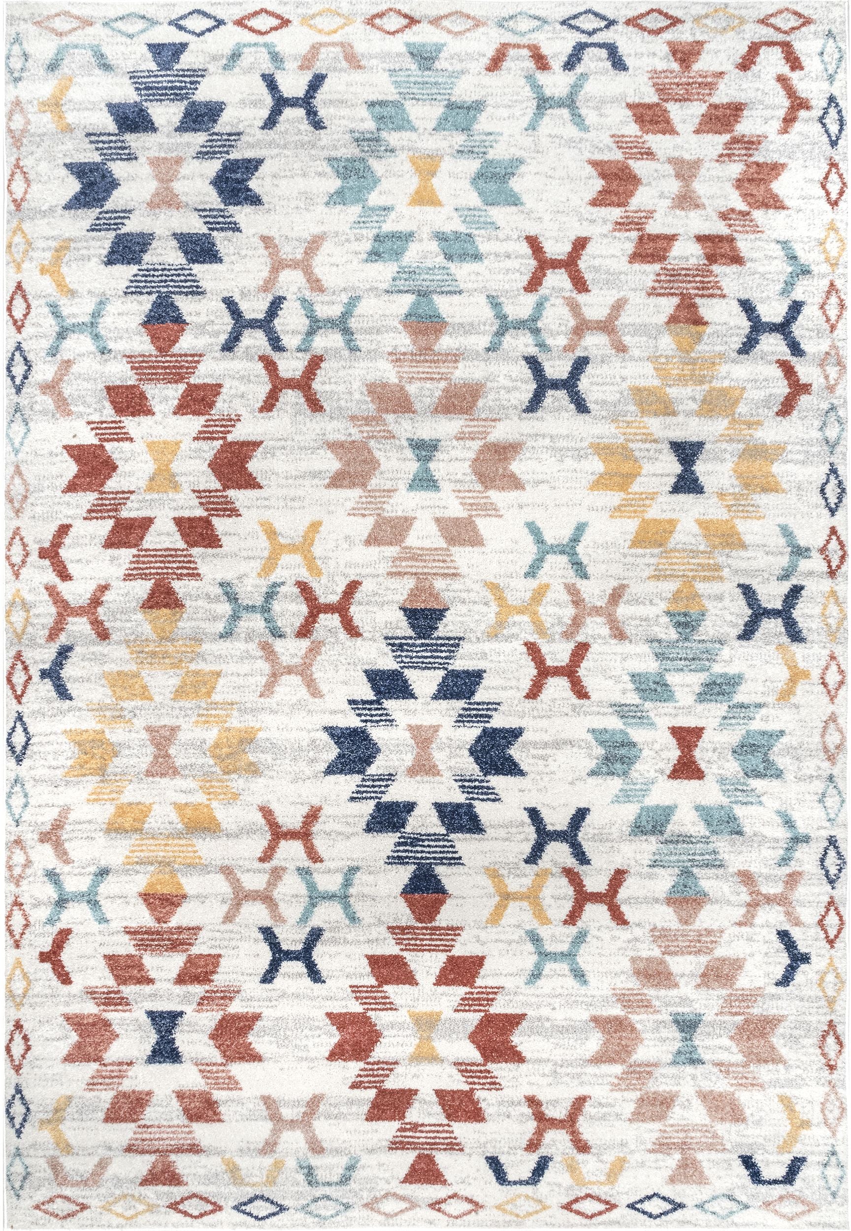 Nuloom Paula Aztec Trellis Npa2924A Beige Area Rug