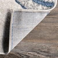 Nuloom Andi Textured Nan1559B Blue Area Rug