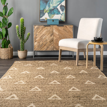 Nuloom Jordyn Farmhouse Njo3478A Natural Area Rug