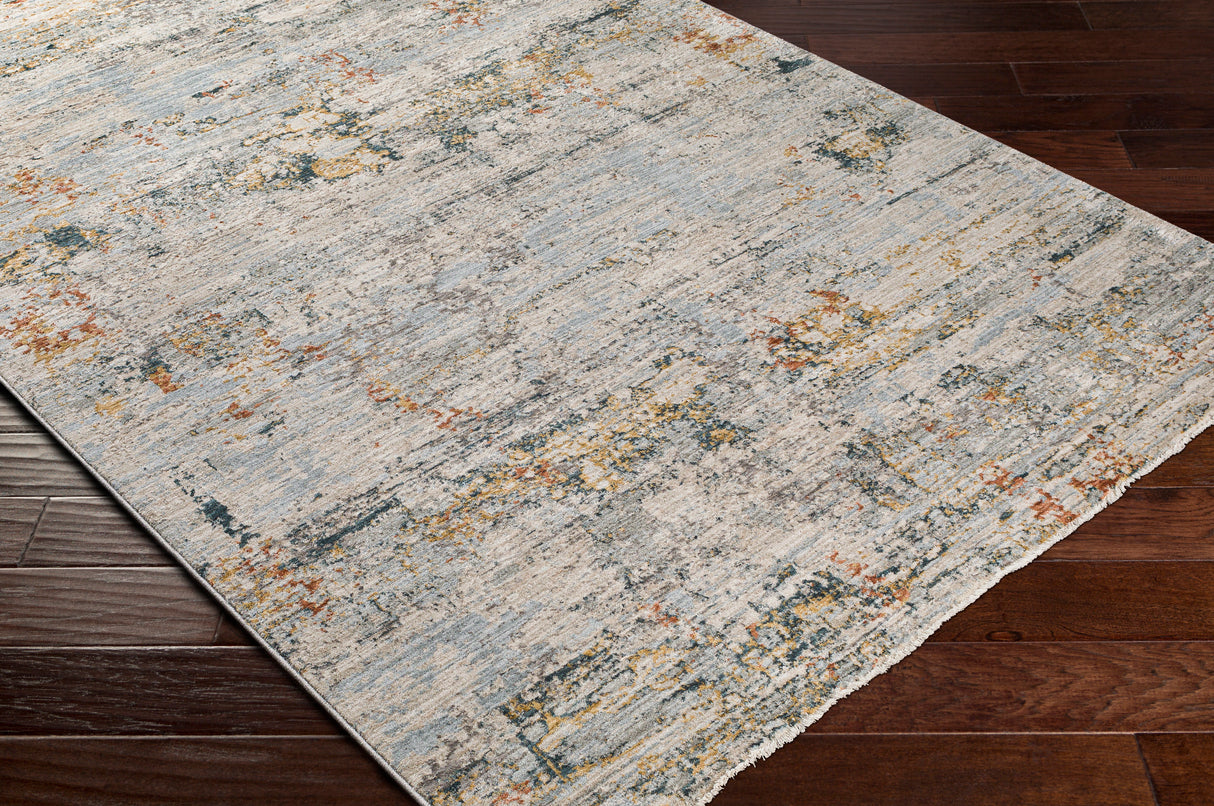Surya Laila Laa-2300 Light Gray, Navy, Teal, Clay Rugs.