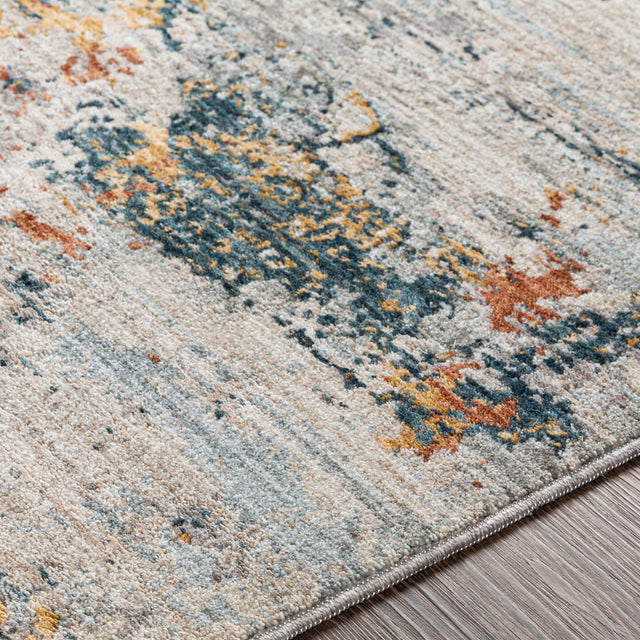 Surya Laila Laa-2300 Light Gray, Navy, Teal, Clay Rugs.