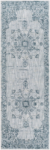 Surya Laila Laa-2302 Navy, Teal, Light Gray, Medium Gray Rugs.