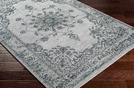 Surya Laila Laa-2302 Navy, Teal, Light Gray, Medium Gray Rugs.