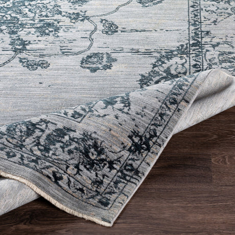 Surya Laila Laa-2302 Navy, Teal, Light Gray, Medium Gray Rugs.