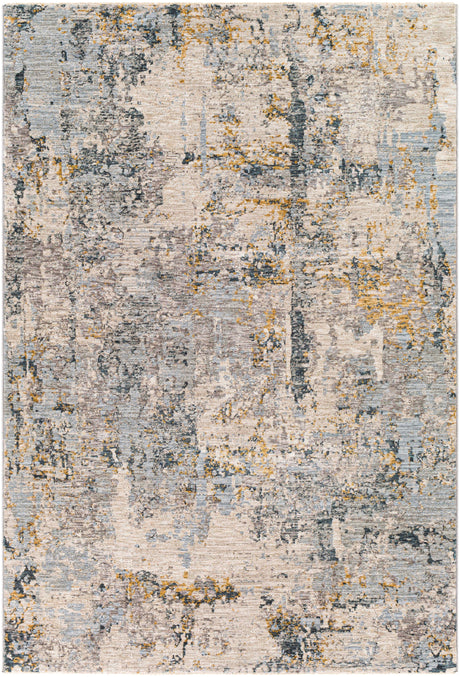 Surya Laila Laa-2303 Light Gray, Navy, Camel, Wheat Rugs.