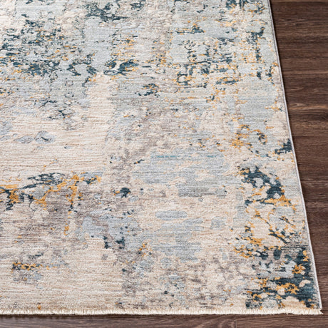 Surya Laila Laa-2303 Light Gray, Navy, Camel, Wheat Rugs.