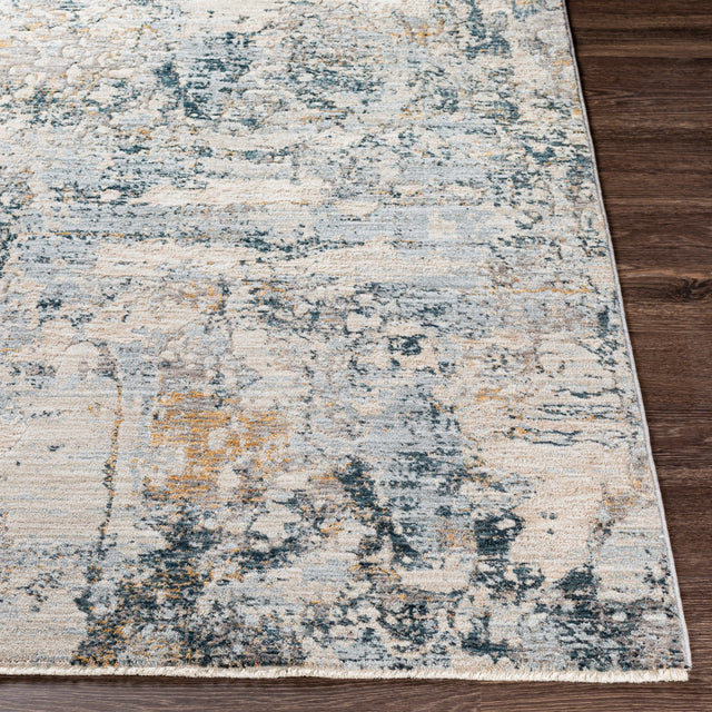 Surya Laila Laa-2305 Light Gray, Navy, Camel, Wheat Rugs.