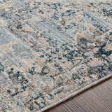 Surya Laila Laa-2305 Light Gray, Navy, Camel, Wheat Rugs.