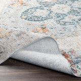Surya Laila Laa-2306 Burnt Orange, Teal, Sage, Charcoal Rugs.