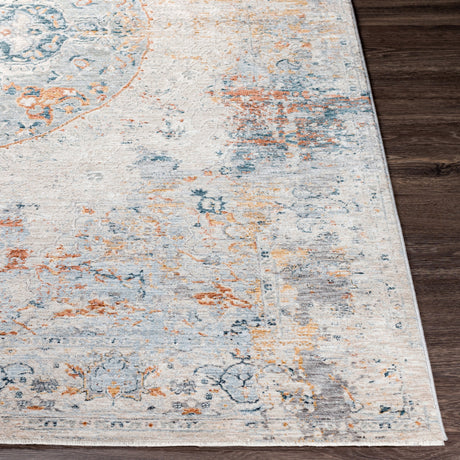 Surya Laila Laa-2306 Burnt Orange, Teal, Sage, Charcoal Rugs.