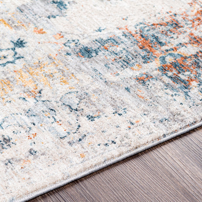 Surya Laila Laa-2306 Burnt Orange, Teal, Sage, Charcoal Area Rug