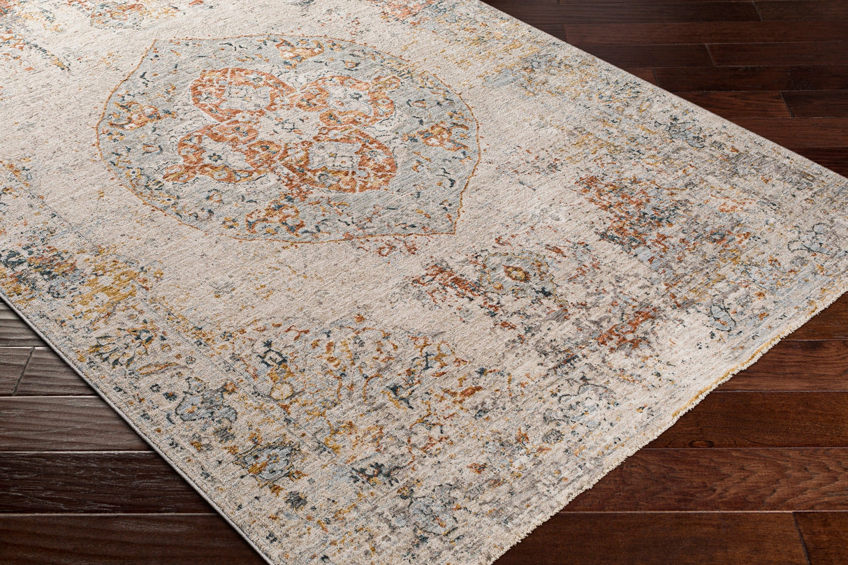 Surya Laila Laa-2307 Burnt Orange, Teal, Sage, Saffron Rugs.