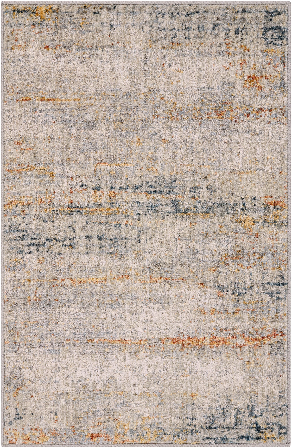 Surya Laila Laa-2308 Teal, Sage, Burnt Orange, Saffron Rugs.