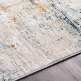 Surya Laila Laa-2308 Teal, Sage, Burnt Orange, Saffron Rugs.