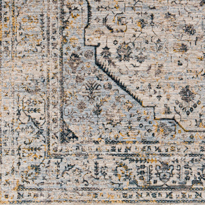 Surya Laila Laa-2311 Teal, Sage, Saffron, Charcoal Area Rug