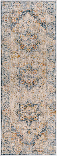 Surya Laila Laa-2313 Teal, Burnt Orange, Medium Gray, Sage Area Rug