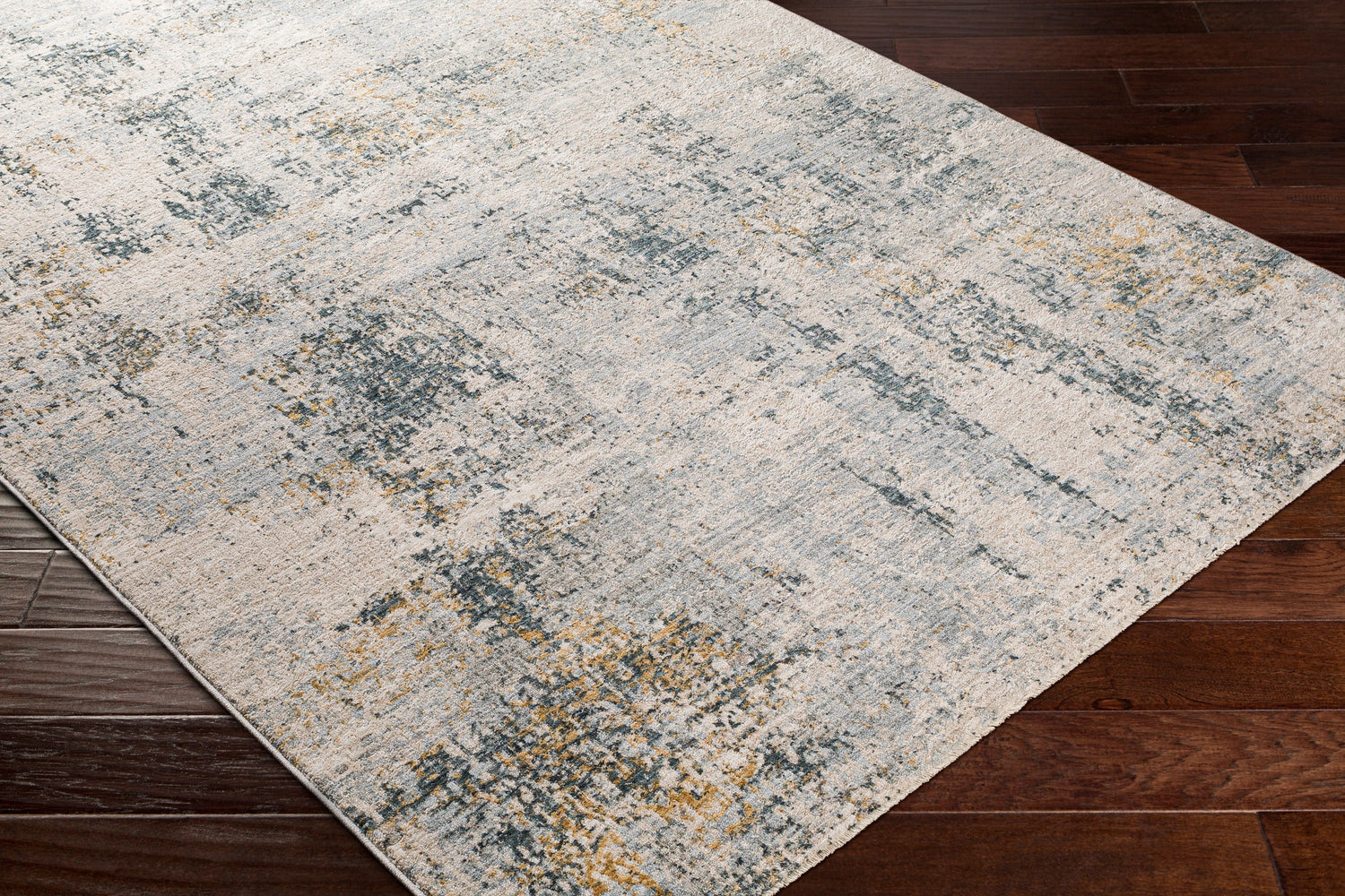 Surya Laila Laa-2314 Teal, Saffron, Sage, Medium Gray Rugs.