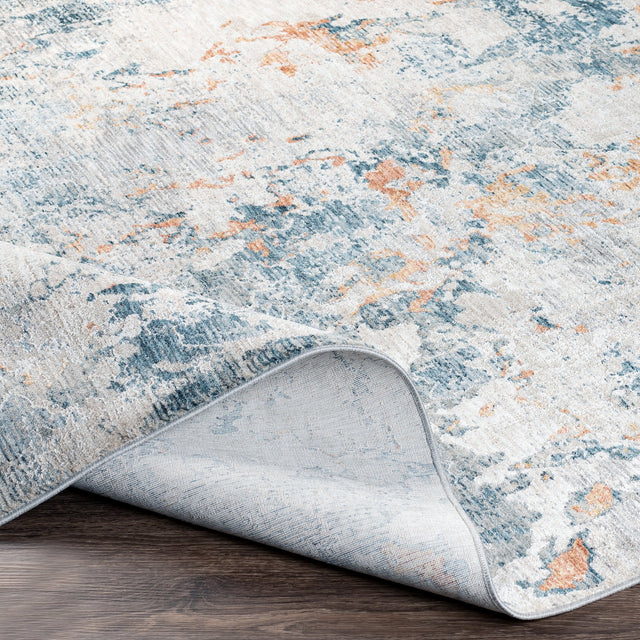 Surya Laila Laa-2315 Teal, Sage, Burnt Orange, Saffron Rugs.