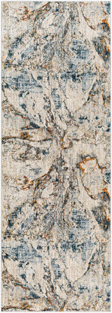 Surya Laila Laa-2316 Teal, Burnt Orange, Saffron, Medium Gray Rugs.