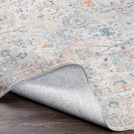 Surya Laila Laa-2317 Teal, Burnt Orange, Sage, Saffron Rugs.