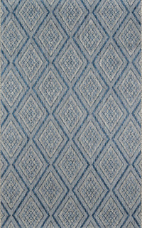 Momeni Madcap Cottage Lake Palace Rajastan Weekend Lak-1 Blue Geometric Area Rug