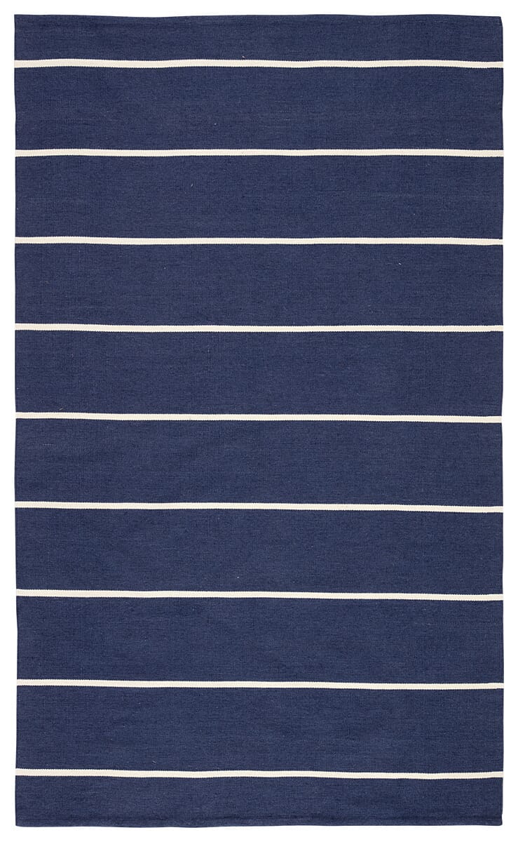 Jaipur Lanai Corbina Lan02 Dark Blue Striped Area Rug