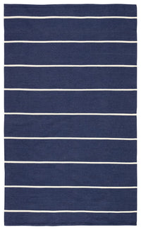 Jaipur Lanai Corbina Lan02 Dark Blue Striped Area Rug