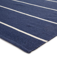 Jaipur Lanai Corbina Lan02 Dark Blue Striped Area Rug