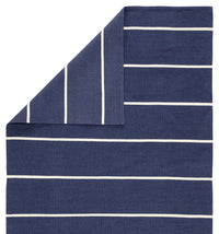 Jaipur Lanai Corbina Lan02 Dark Blue Striped Area Rug