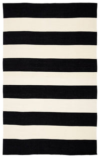 Jaipur Lanai Remora Lan06 Black Striped Area Rug