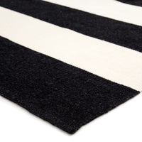 Jaipur Lanai Remora Lan06 Black Striped Area Rug