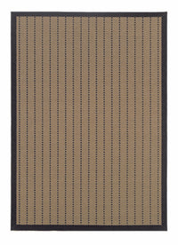 Oriental Weavers Sphinx Lanai 720x5 Beige / Black Bordered Area Rug