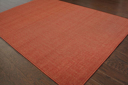 Oriental Weavers Sphinx Lanai 781c8 Red Solid Color Area Rug