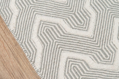 Momeni Erin Gates Langdon Prince Lgd-1 Grey Geometric Area Rug