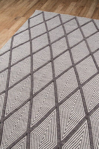 Momeni Erin Gates Langdon Spring Lgd-3 Charcoal Geometric Area Rug