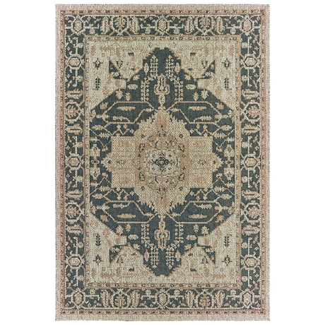 Oriental Weavers Sphinx Latitude 1J Grey / Gold Rugs.