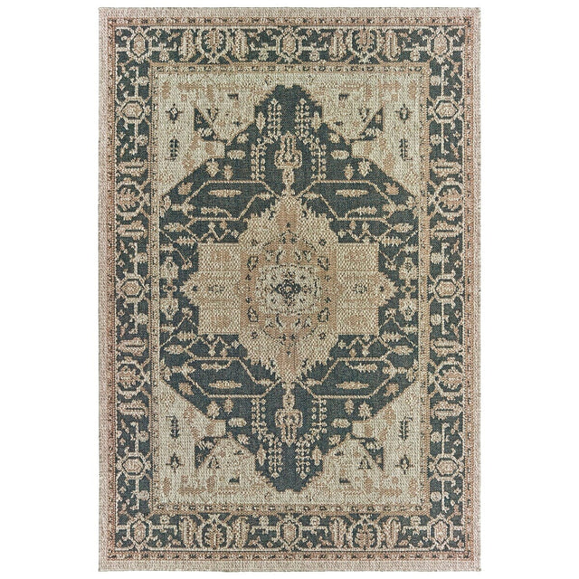 Oriental Weavers Sphinx Latitude 1J Grey / Gold Rugs.