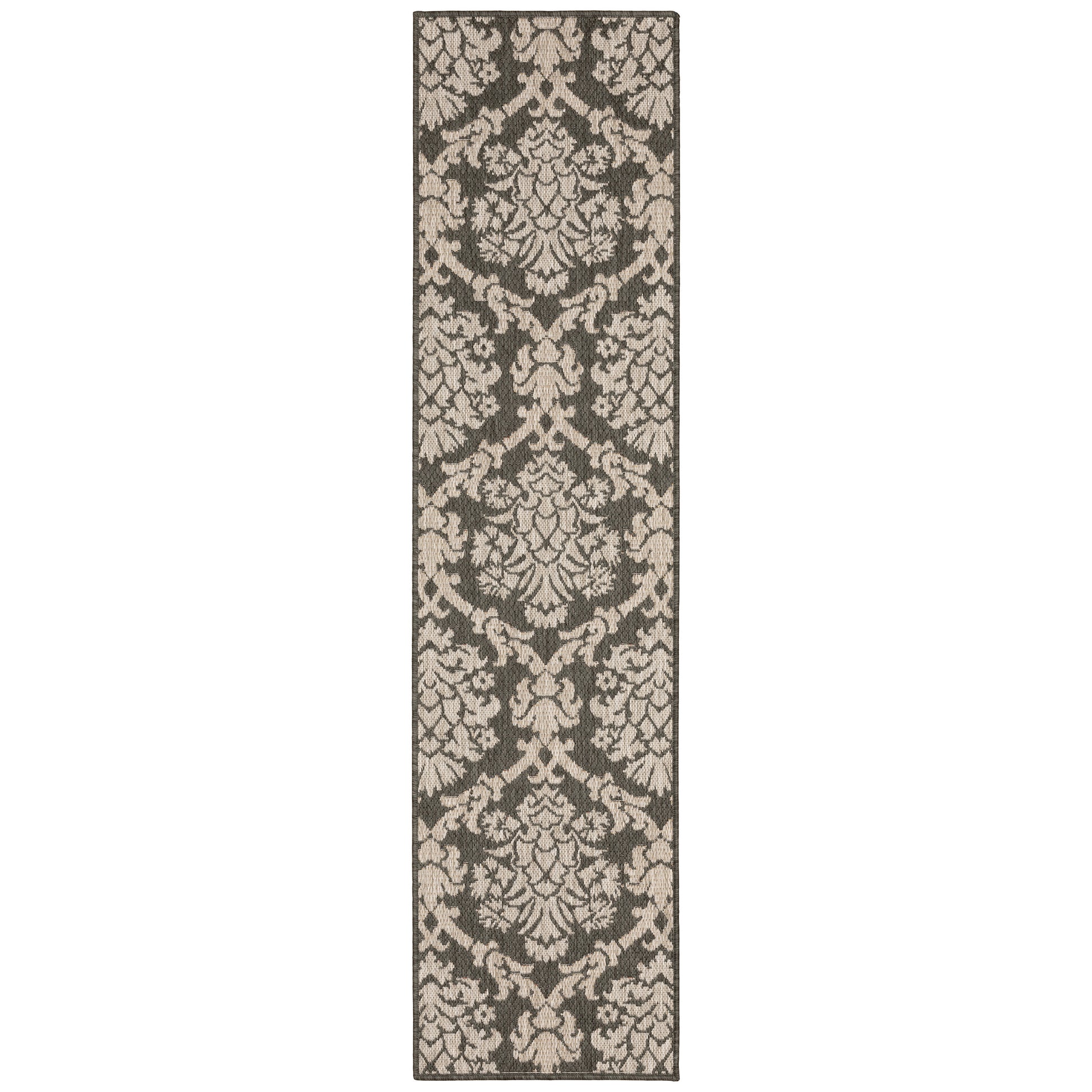 Oriental Weavers Sphinx Latitude 8020K Grey/ Charcoal Area Rug