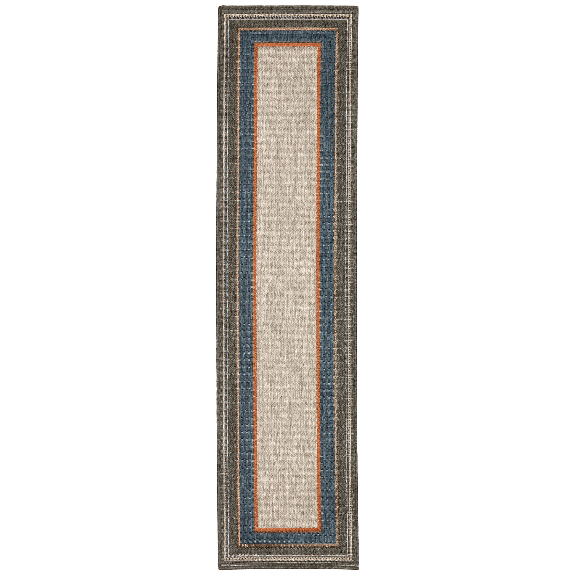 Oriental Weavers Sphinx Latitude 8021L Grey/ Blue Area Rug