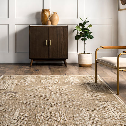 Nuloom Theresa Southwestern Nth2910A Beige Area Rug