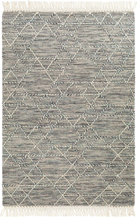 Surya Lucia Lci-2300 Charcoal, Sage, Gray, Cream Area Rug