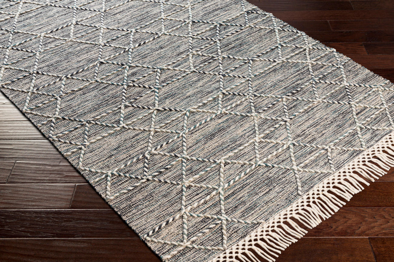 Surya Lucia Lci-2300 Charcoal, Sage, Gray, Cream Area Rug