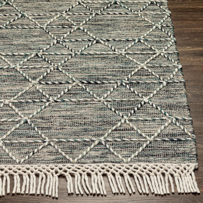 Surya Lucia Lci-2300 Charcoal, Sage, Gray, Cream Area Rug