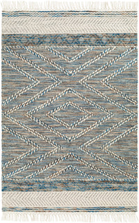 Surya Lucia Lci-2301 Blue, Brown, Light Brown, Cream Area Rug