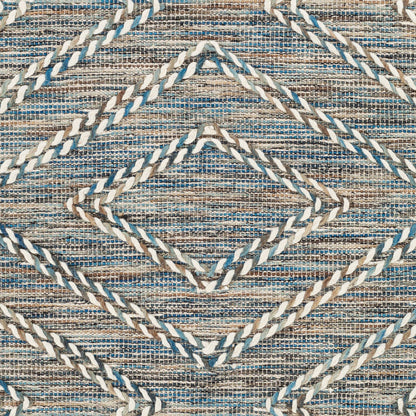 Surya Lucia Lci-2301 Blue, Brown, Light Brown, Cream Area Rug