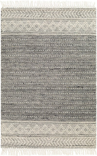 Surya Lucia Lci-2304 Charcoal, Gray, Light Gray, Cream Area Rug